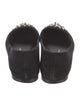 Giuseppe Zanotti Suede Crystal Embellishments Flats