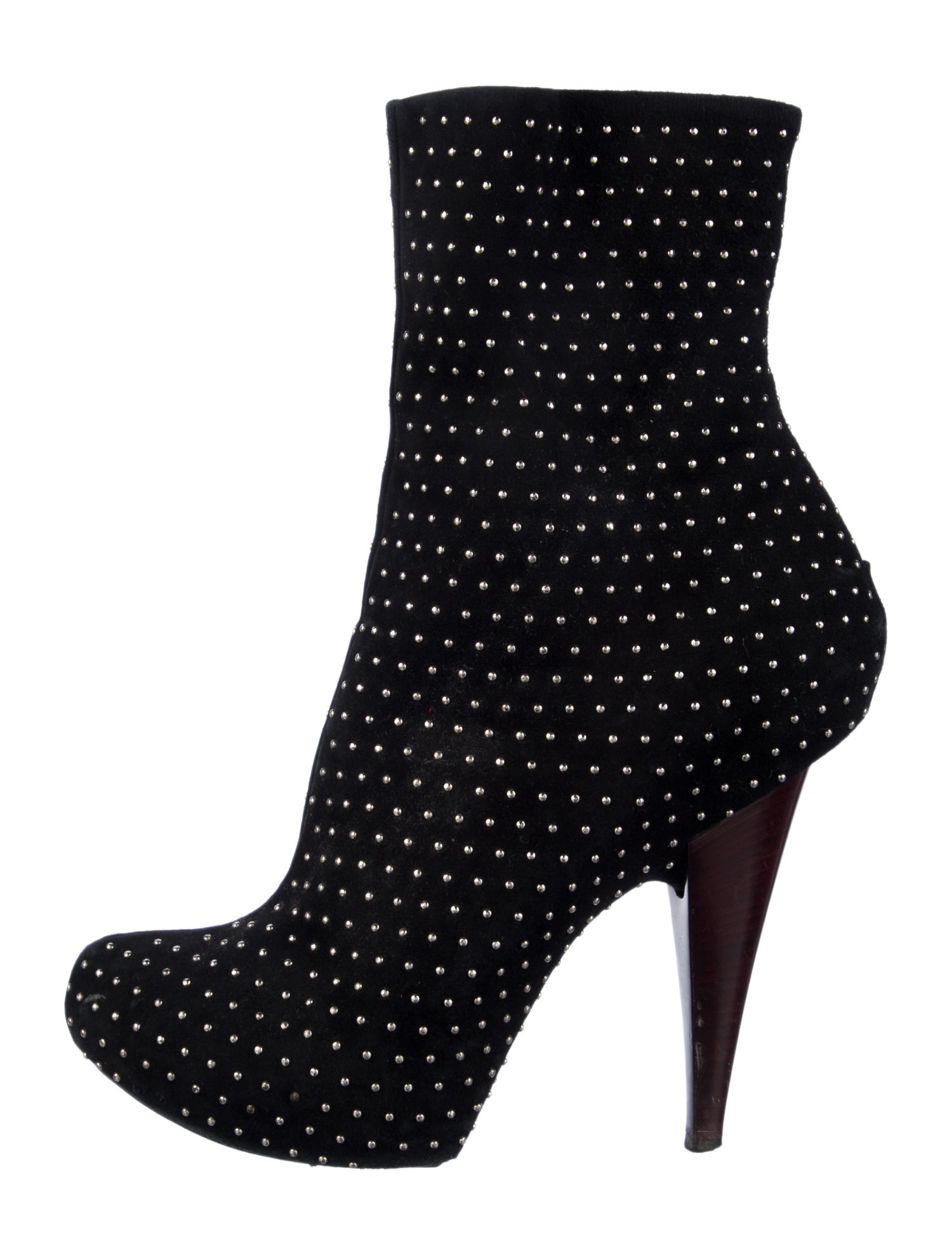 Giuseppe Zanotti Suede Studded Accents Boots