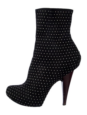 Giuseppe Zanotti Suede Studded Accents Boots