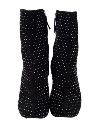 Giuseppe Zanotti Suede Studded Accents Boots