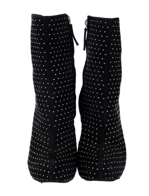 Giuseppe Zanotti Suede Studded Accents Boots