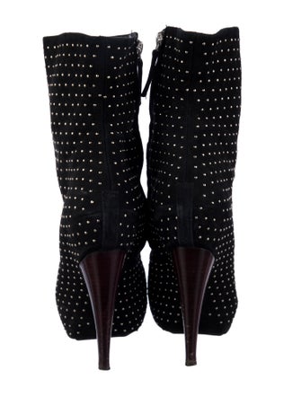 Giuseppe Zanotti Suede Studded Accents Boots