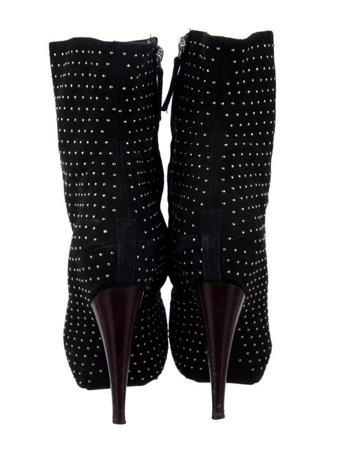 Giuseppe Zanotti Suede Studded Accents Boots