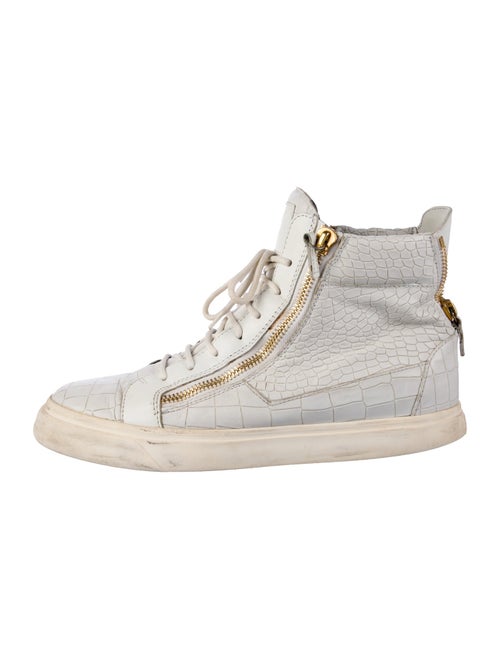 Giuseppe Zanotti Embossed Leather Sneakers