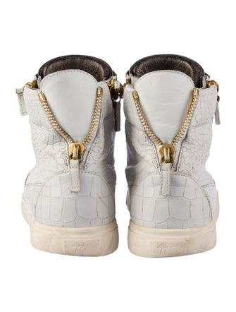 Giuseppe Zanotti Embossed Leather Sneakers