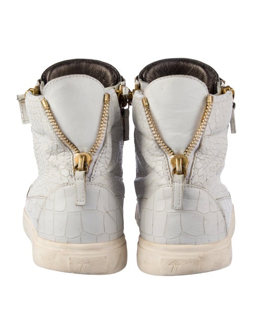 Giuseppe Zanotti Embossed Leather Sneakers