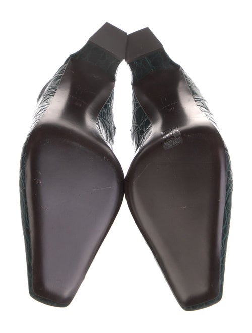 Giuseppe Zanotti Embossed Leather Slingback Pumps