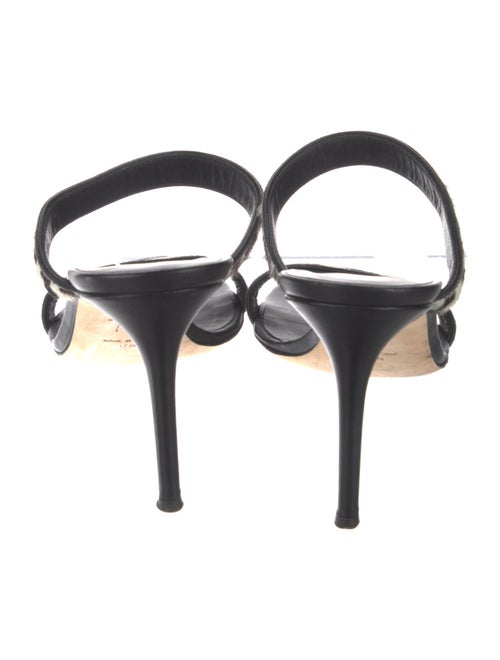 Giuseppe Zanotti Ponyhair Animal Print Slides