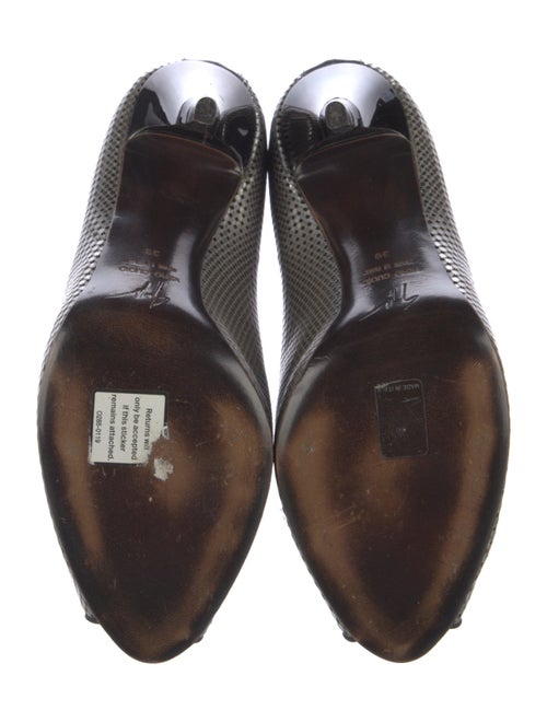 Giuseppe Zanotti Leather Lasercut Accents Pumps