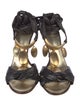 Giuseppe Zanotti Leather T-Strap Sandals