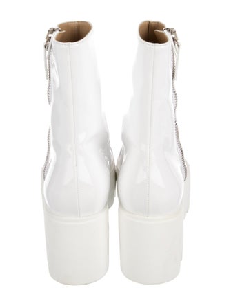 Giuseppe Zanotti Patent Leather Combat Boots