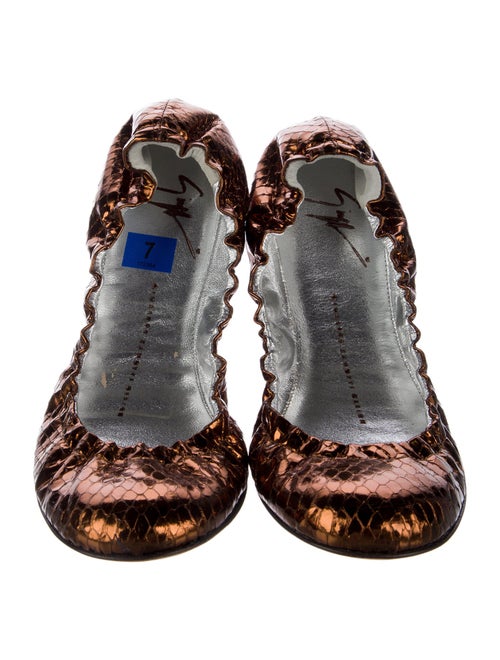 Giuseppe Zanotti Leather Ballet Flats