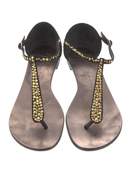 Giuseppe Zanotti Leather T-Strap Sandals