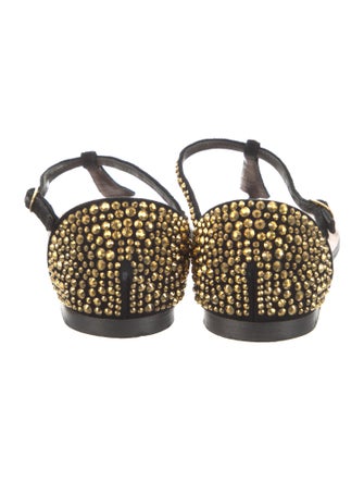 Giuseppe Zanotti Leather T-Strap Sandals