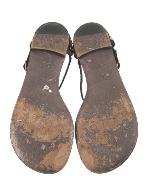 Giuseppe Zanotti Leather T-Strap Sandals
