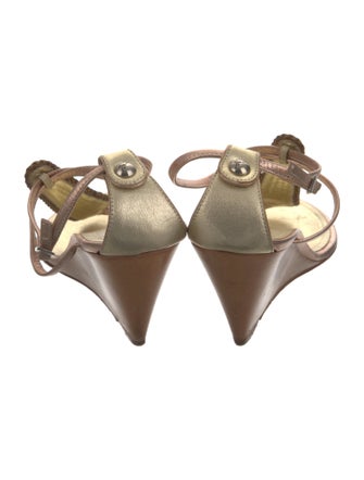 Giuseppe Zanotti Leather Animal Print T-Strap Sandals