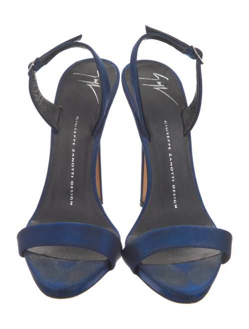Giuseppe Zanotti Satin Slingback Sandals