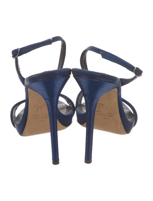 Giuseppe Zanotti Satin Slingback Sandals