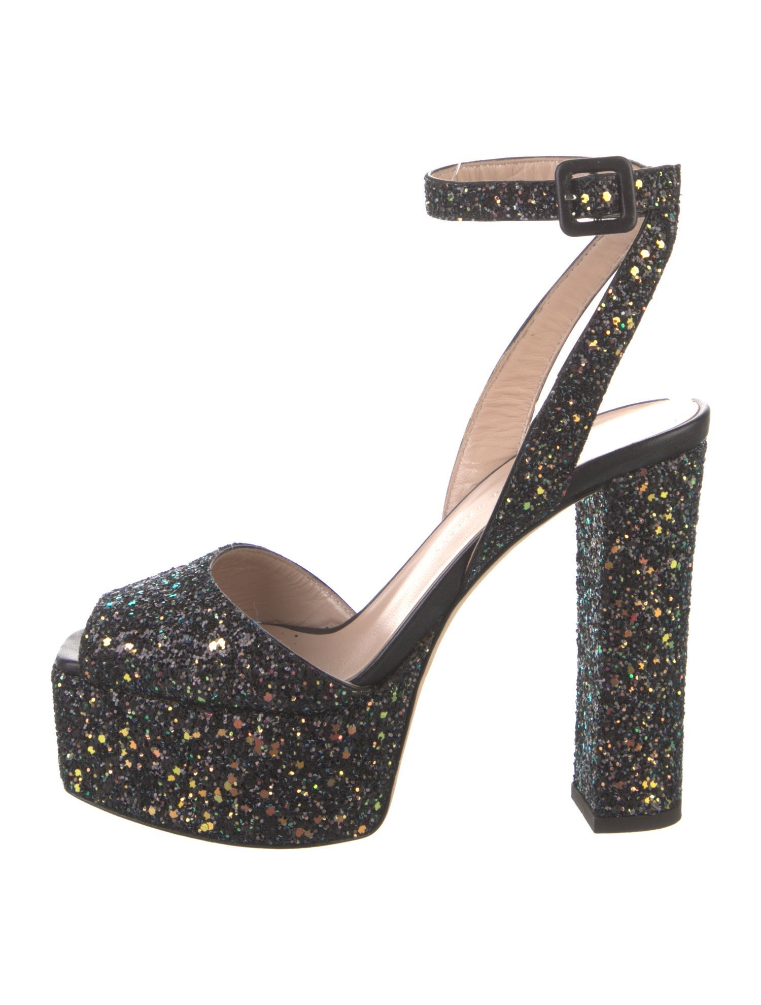 Giuseppe Zanotti Glitter Slingback Pumps