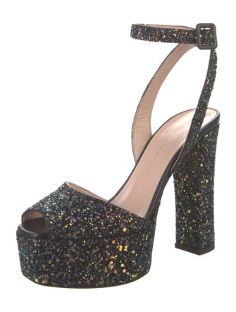 Giuseppe Zanotti Glitter Slingback Pumps