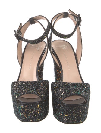Giuseppe Zanotti Glitter Slingback Pumps