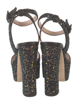 Giuseppe Zanotti Glitter Slingback Pumps