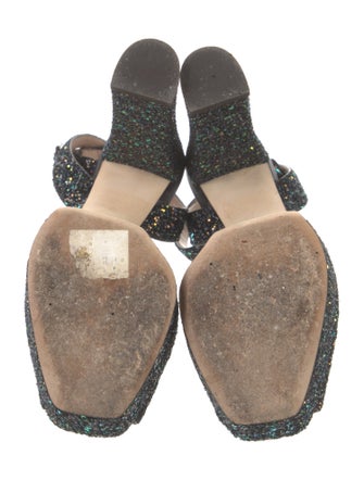 Giuseppe Zanotti Glitter Slingback Pumps