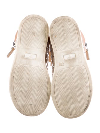 Giuseppe Zanotti Girls' Velvet High Top Sneakers