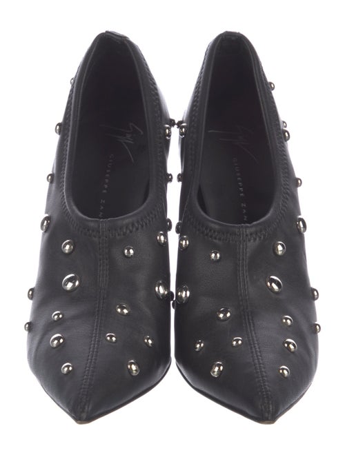 Giuseppe Zanotti Leather Studded Accents Pumps