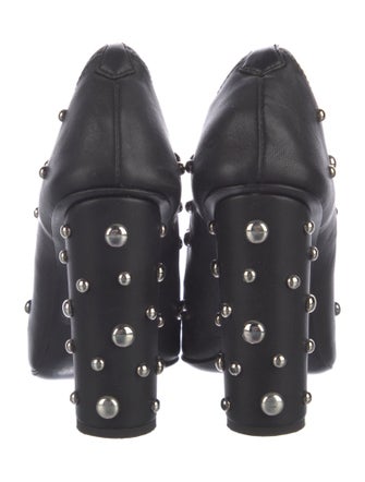 Giuseppe Zanotti Leather Studded Accents Pumps