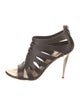 Giuseppe Zanotti Leather Cutout Accent Sandals