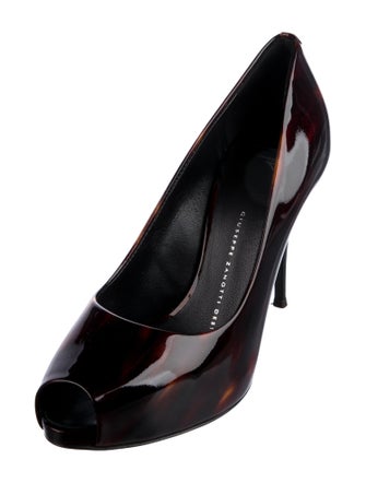 Giuseppe Zanotti Patent Leather Printed Pumps