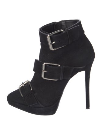 Giuseppe Zanotti Suede Lace-Up Boots