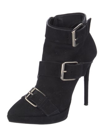 Giuseppe Zanotti Suede Lace-Up Boots