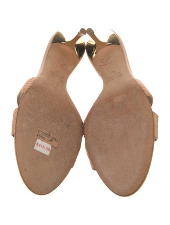 Giuseppe Zanotti Leather Slides