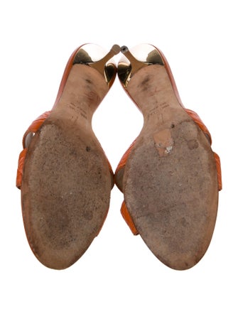 Giuseppe Zanotti Leather Slides