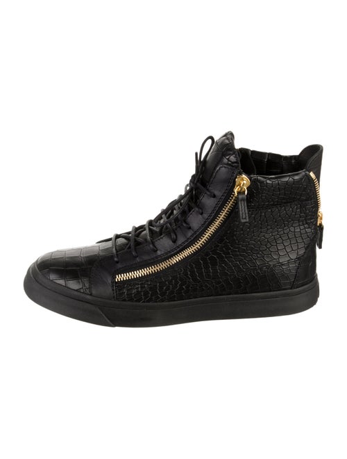 Giuseppe Zanotti Embossed Leather Sneakers