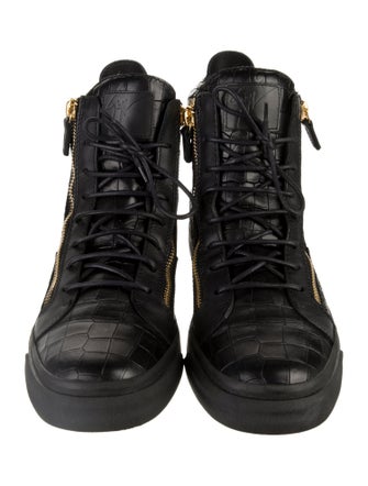Giuseppe Zanotti Embossed Leather Sneakers