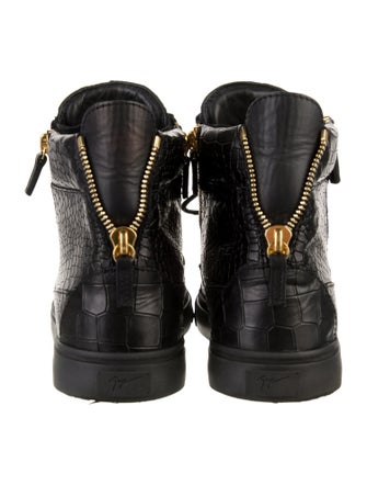 Giuseppe Zanotti Embossed Leather Sneakers
