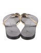 Giuseppe Zanotti Leather Crystal Embellishments Slides