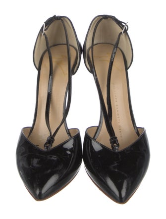 Giuseppe Zanotti Patent Leather T-Strap Pumps