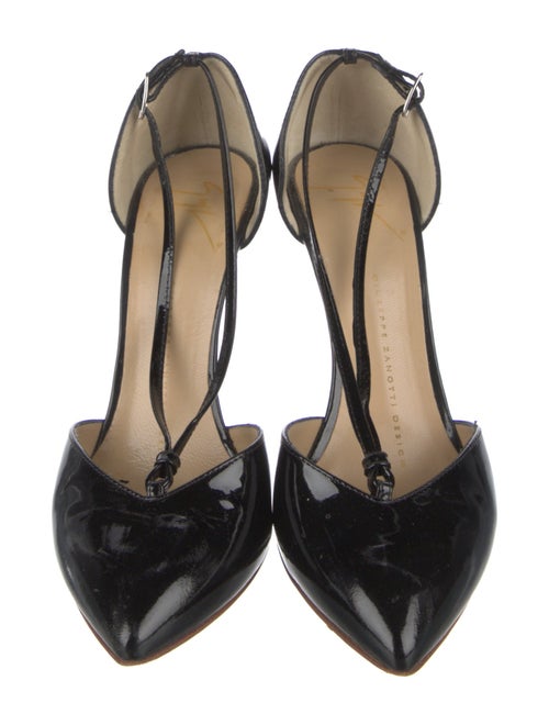 Giuseppe Zanotti Patent Leather T-Strap Pumps