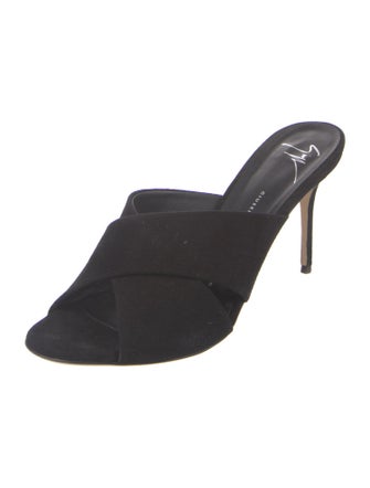 Giuseppe Zanotti Suede Slides