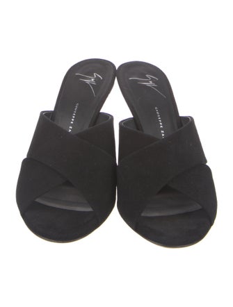 Giuseppe Zanotti Suede Slides