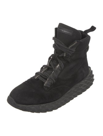 Giuseppe Zanotti Suede Hiking Boots