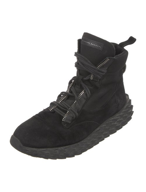 Giuseppe Zanotti Suede Hiking Boots