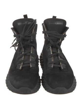 Giuseppe Zanotti Suede Hiking Boots