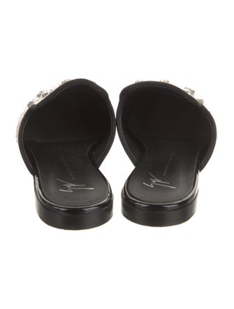 Giuseppe Zanotti Velvet Mules