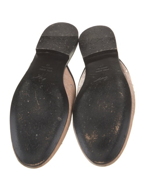 Giuseppe Zanotti Velvet Mules