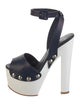 Giuseppe Zanotti Leather Studded Accents Sandals